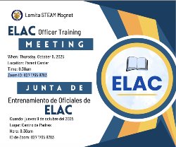 ELAC Officer 10-9-25